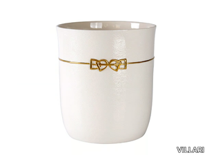 DRESSAGE - Porcelain bathroom waste bin _ VILLARI