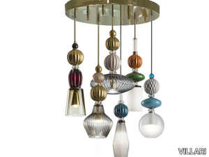 DIVAS 6 - Murano glass pendant lamp _ VILLARI