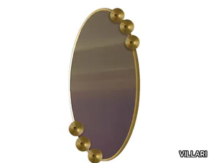 DANDELION - Oval framed wall-mounted mirror _ VILLARI