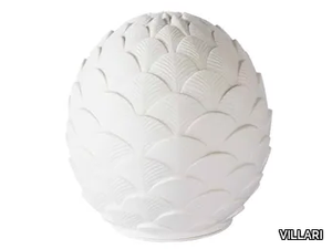 PEACOCK - Porcelain table lamp with wireless charging _ VILLARI