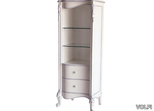 CAPRI - Tall bathroom cabinet with drawers _ VOLPI