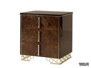 JENNY - Rectangular bedside table with drawers _ VOLPI