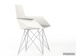 FAZ - Polypropylene garden chair with armrests _ VONDOM