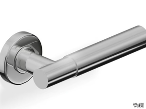 H5015 K2 - Stainless steel door handle on rose _ Valli