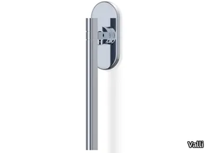 H1065 NAKED DUE - Steel window handle on rose _ Valli