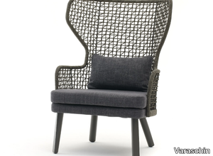 EMMA - Bergere rope garden armchair _ Varaschin