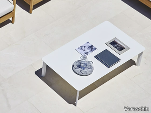 SYSTEM - Rectangular garden side table _ Varaschin