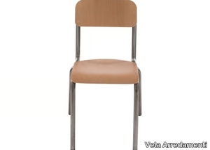 YALE - Wooden chair open back _ Vela Arredamenti
