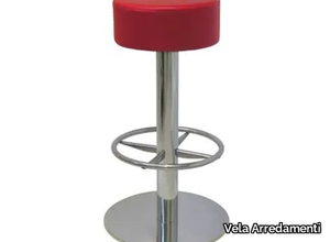 SG095 - Upholstered stool with footrest _ Vela Arredamenti