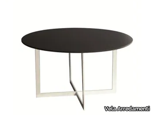 TV-ICS - Round laminate table _ Vela Arredamenti