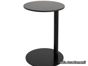 POISE - Round steel side table _ Vela Arredamenti