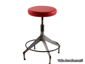 SHUTTLE - Upholstered barstool height-adjustable _ Vela Arredamenti