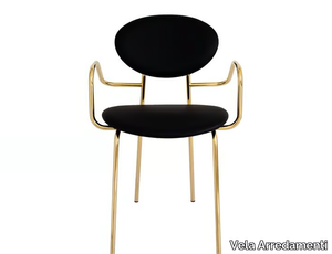 MAGIC-B - Upholstered chair with armrests _ Vela Arredamenti