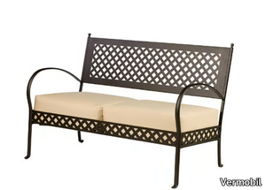 SPRINGTIME - 2 seater metal garden sofa _ Vermobil