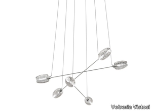 DAMASCO SP 6 P - Glass chandelier _ Vetreria Vistosi