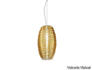 DAMASCO SP - Glass pendant lamp _ Vetreria Vistosi