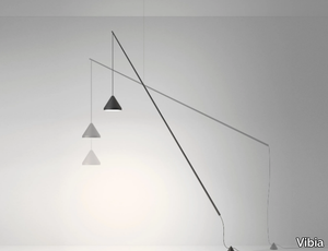 NORTH - Carbon fibre pendant lamp / floor lamp _ Vibia