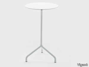 GINGER - Drop-leaf metal high table _ Viganò