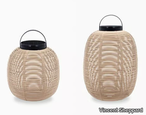 TIKA - Solar powered wicker lantern _ Vincent Sheppard