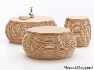 VIVI - Round rattan coffee table _ Vincent Sheppard