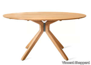 NOA - Round teak garden table _ Vincent Sheppard