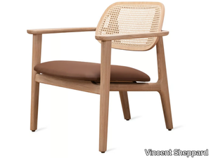 TITUS - Oak easy chair with integrated cushion _ Vincent Sheppard