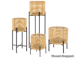 VIVI - Round rattan vase _ Vincent Sheppard