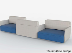 AIR - Sectional sofa with fire retardant padding _ Viscio Urban Design