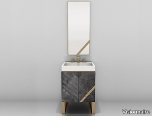 HARMONY - Marble vanity unit with drawers _ Visionnaire