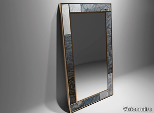 POLIDORO - Freestanding rectangular marble mirror _ Visionnaire