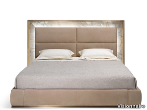 AUBADE - Double bed with integrated lighting _ Visionnaire