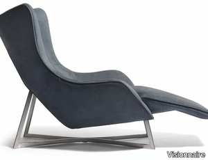 EGOISTE - Nabuk chaise longue _ Visionnaire