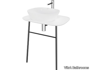 PLURAL LOW - Low ceramic console sink _ VitrA Bathrooms