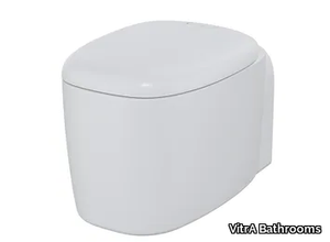 PLURAL - Wall-hung ceramic toilet _ VitrA Bathrooms