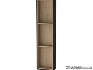 VOYAGE - Open suspended wooden bathroom wall cabinet _ VitrA Bathrooms