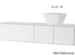 VOYAGE FOR BOWLS - Wall-mounted wooden vanity unit with doors _ VitrA Bathrooms