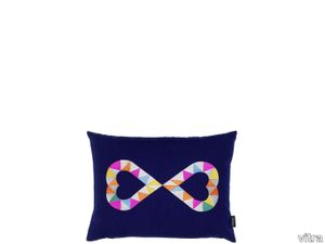 Embroidered Pillows - Double Heart 2, blue