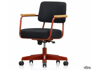 FAUTEUIL DIRECTION PIVOTANT - Swivel office chair with armrests _ Vitra