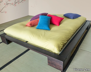 FUJIKO - Tatami solid wood double bed _ Vivere Zen