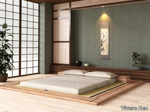 HEYA - Tatami solid wood double bed _ Vivere Zen