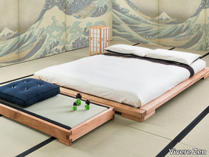 YAMA - Tatami solid wood double bed _ Vivere Zen