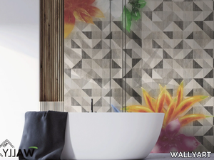 ALYSSA - Motif fire retardant washable nonwoven wallpaper _ WALLYART