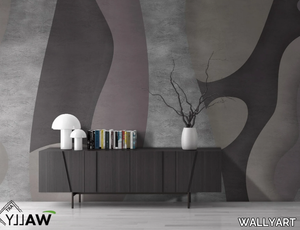 CLARK - Motif fire retardant washable nonwoven wallpaper _ WALLYART