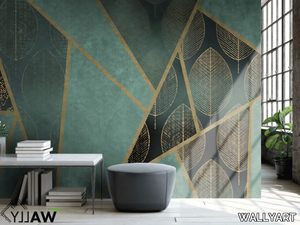 DALIT - Fire retardant washable nonwoven wallpaper with floral pattern _ WALLYART