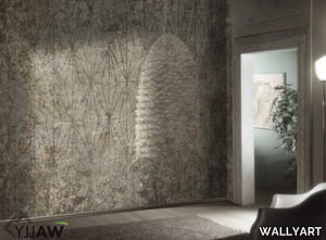 GRID - Motif fire retardant washable nonwoven wallpaper _ WALLYART