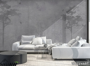 LIFE - Fire retardant washable landscape nonwoven wallpaper _ WALLYART