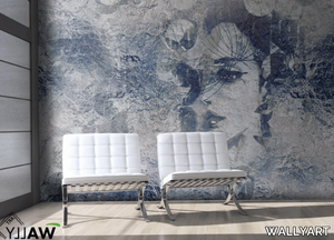 NADINE - Motif fire retardant washable nonwoven wallpaper _ WALLYART