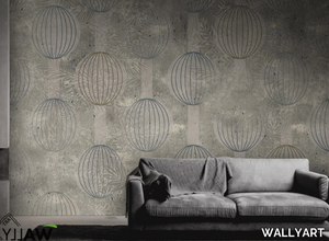 RING - Motif fire retardant washable wallpaper _ WALLYART