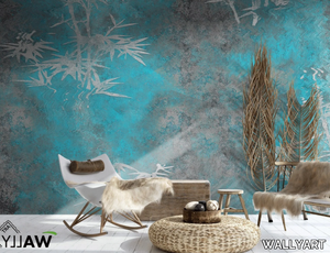 SAUNA - Motif fire retardant washable nonwoven wallpaper _ WALLYART