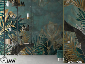 SMERALDO - Washable Tropical wallpaper _ WALLYART